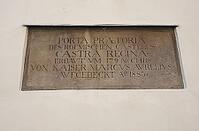 REGENSBURG, GERMANY - CIRCA JUNE 2022: Porta Praetoria ancient Roman gate circa 2nd century AD [IBR125659397]