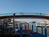 VENICE, ITALY - CIRCA SEPTEMBER 2016: Ponte della Costituzione (meaning Constitution Bridge) over Grand Canal designed by Santiago Calatrava [IBR125659423]