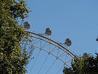 LONDON, UK - CIRCA SEPTEMBER 2019: The London Eye ferris wheel on the South Bank of River Thames aka Millennium Wheel [IBR125659432]
