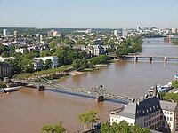 Aerial view of the city of Frankfurt am Main in Germany [IBR125659433]