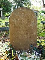 TANWORTH IN ARDEN, UK - SEPTEMBER 25, 2015: Grave of English musician Nick Drake in the churchyard of St Mary Magdalene church [IBR125659453]