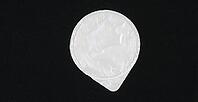 Blank aluminium foil yogurt lid packaging with copy space [IBR125659468]