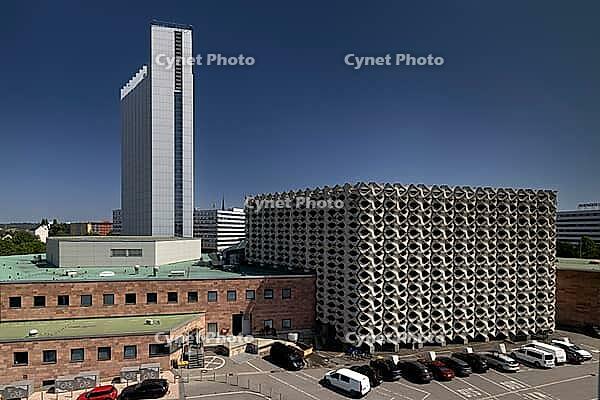 City Hall with Congress Center and Congress Hotel, Chemnitz, Saxony, Germany, Capital of Culture 2025, C the Unseen, 13.08.2025 < english> City Hall with Congress Center and Congress Hotel, Saxony, Capital of Culture 2025, August 13, 2025 [IBR123329474]