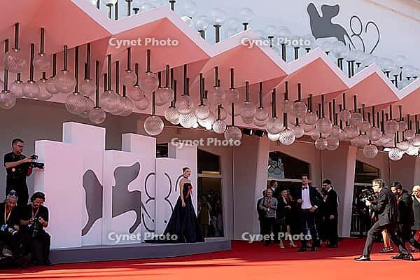 Venice, Italy - 1 September 2025: Amanda Seyfried during the red carpet of - The Testament of Ann Lee - during the 82nd Venice International Film Festival [IBR112553700]