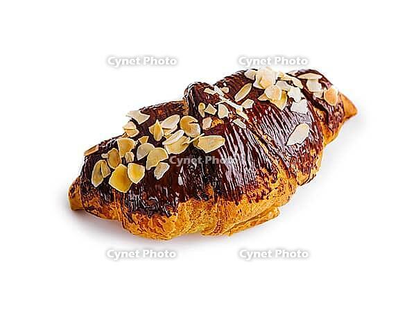 Food, Pancakes and Croissant with chocolate on white [IBR123622490]
