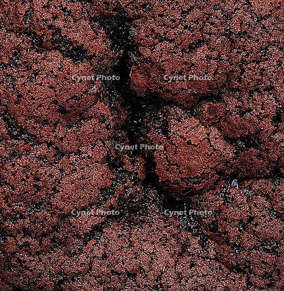 Food, Delicious chocolate brownie close up background [IBR123622497]