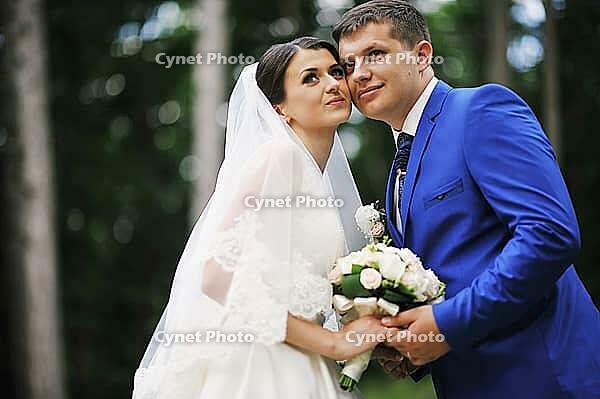 Wedding couple close up [IBR123675096]