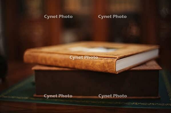 Brown natural leather classic wedding photobook and album [IBR123675157]