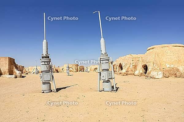 Star Wars-Dekorationen, Chott el Gharsa, Tunesien [IBR123790616]