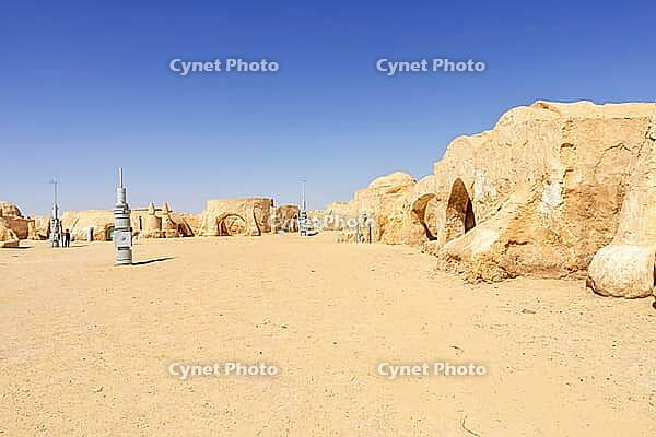 Star Wars-Dekorationen, Chott el Gharsa, Tunesien [IBR123790617]