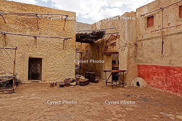 Abandoned and deserted city in Ouarzazate, Morocco. The area also is being used as film studios [IBR123878856]