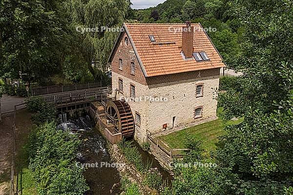 Wassermühle Knollmeyers Mühle im Nettetal, Wallenhorst, Lower Saxony, Germany [IBR123893372]