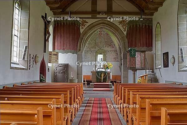 Church space in Michelbach an der Bilz, church, Lutheran, Hohenlohe, Germany [IBR112941793]