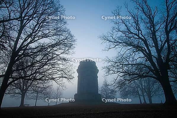 The Bismarck Tower Memorial near Augsburg, Bavaria, Germany [IBR112941841]