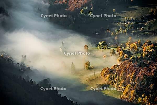 Autumn-colored forest, Wiesental, Black Forest, Baden-Württemberg, Germany [IBR123911503]