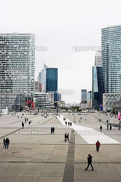 Skyscrapers, La Defense business district, Paris, France [IBR123911514]
