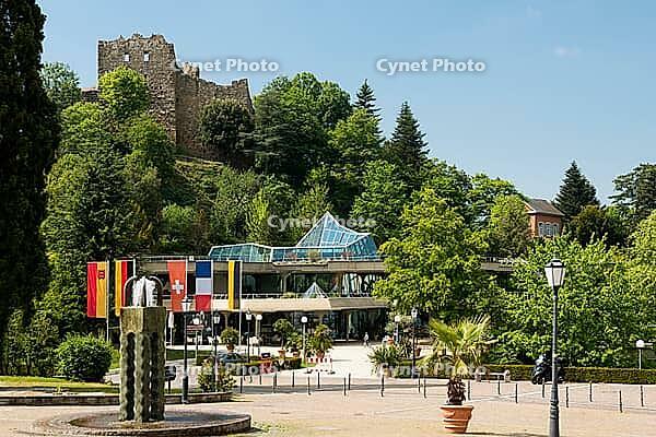Kur- und Festspielhaus, Baden Castle, Badenweiler, Markgräflerland, Black Forest, Baden-Württemberg, Germany [IBR123911523]