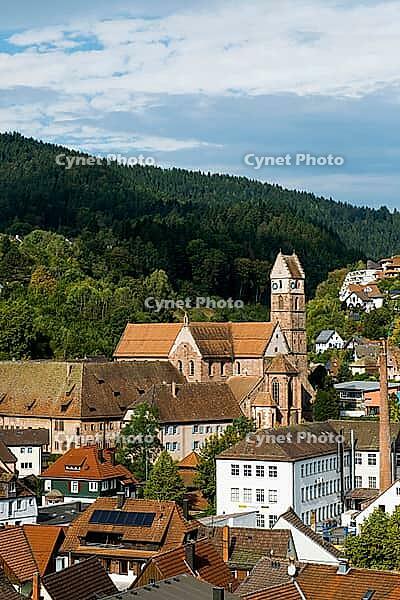 Monastery and monastery church, Alpirsbach, Northern Black Forest, Black Forest, Baden-Württemberg, Germany [IBR123911524]