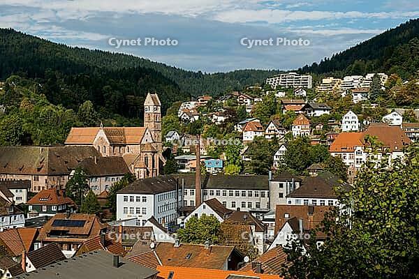 Monastery and monastery church, Alpirsbach, Northern Black Forest, Black Forest, Baden-Württemberg, Germany [IBR123911528]