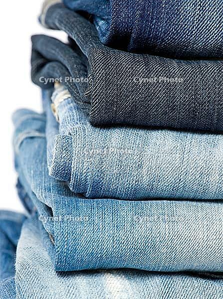 Blue denim jeans [IBR123980438]
