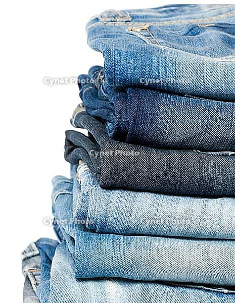 Blue denim jeans [IBR123980439]