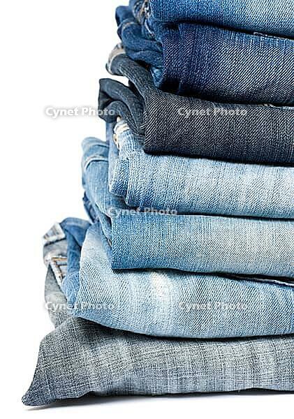 Blue denim jeans [IBR123980440]