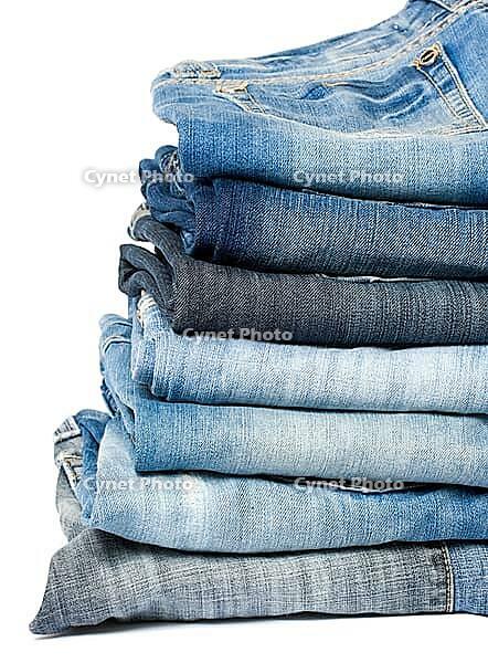 Blue denim jeans [IBR123980441]