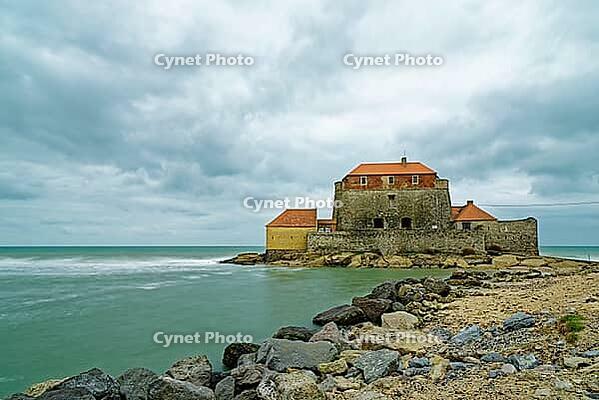Old building on the coast, Brittany, France [IBR123999814]