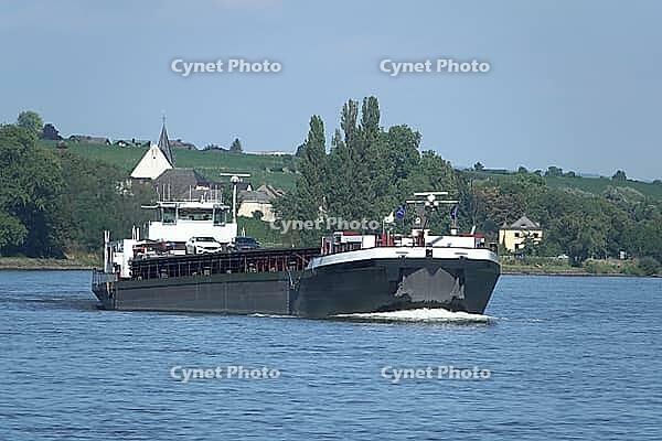 Cargo ship on the Rhine [IBR124051704]