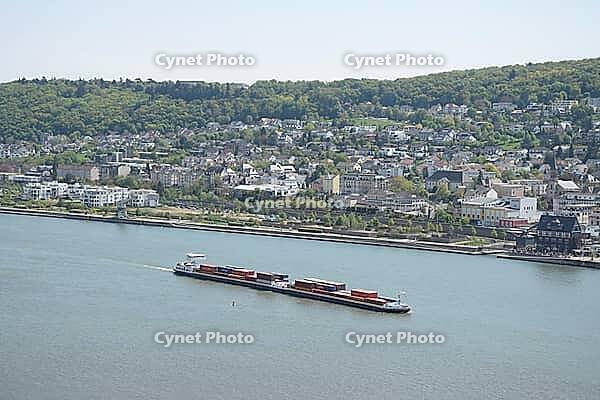 Barge on the Rhine near Bingen [IBR124072718]