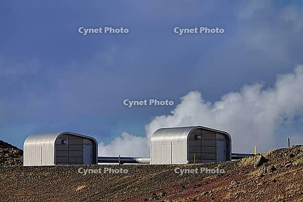 Gunnuhver geothermal power plant, southwest Iceland, Iceland [IBR124192733]