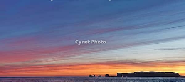 Dyrhólaey, southernmost point of Iceland at sunset, panoramic view, South Iceland, Iceland [IBR124192735]