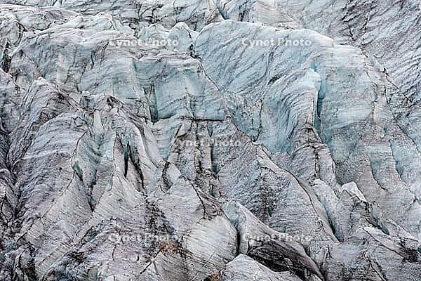 Close-up of Svínafellsjökull glacier, Vatnajökull National Park, South Iceland, Iceland [IBR124192746]