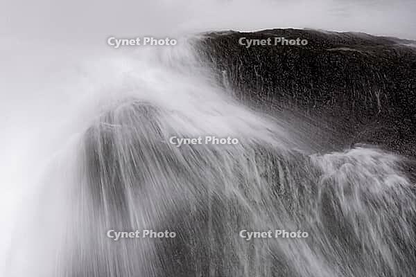 Close-up of Kvernufoss waterfall, Skogafoss, South Iceland, Iceland [IBR124192755]