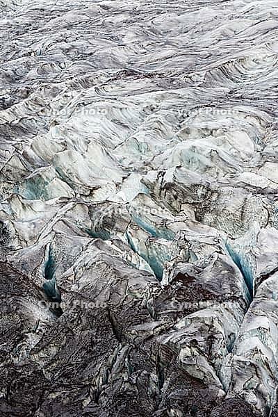 Close-up of Svínafellsjökull glacier, Vatnajökull National Park, South Iceland, Iceland [IBR124192769]