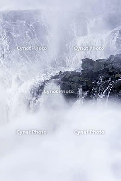 Close-up of Dettifoss, Jökulsargljufur Gorge, Jökulsargljufur National Park, North Iceland [IBR124192804]
