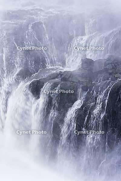 Close-up of Dettifoss, Jökulsargljufur Gorge, Jökulsargljufur National Park, North Iceland [IBR124192806]