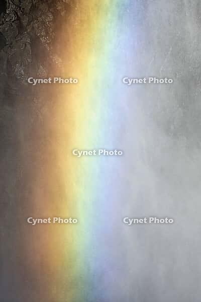 Rainbow at Dettifoss, Jökulsargljufur Gorge, Jökulsargljufur National Park, North Iceland [IBR124192807]