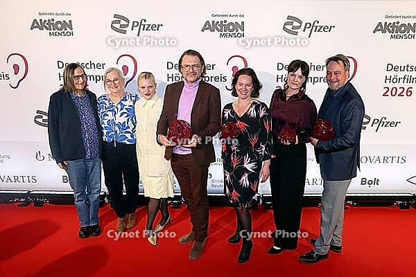 Winner after the German Audio Film Awards ceremony at the Colosseum cinema in Berlin on 24.03.2026 [IBR113108131]