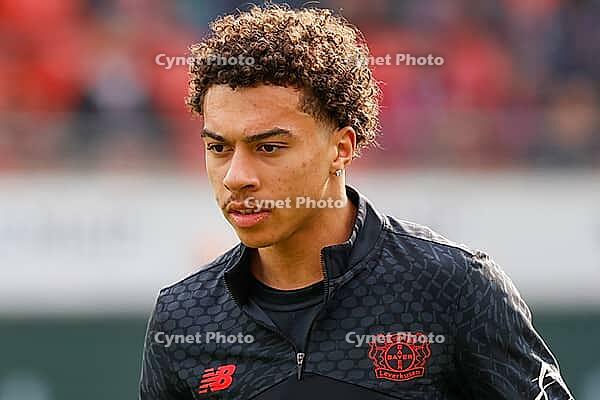 Soccer, 1st Bundesliga, 27th matchday, 2025/2026, 1. FC Heidenheim vs. Bayer 04 Leverkusen, 21.03.2026, Voith-Arena, Heidenheim, Germany, Montrell CULBREATH Bayer 04 Leverkusen 42 [IBR113108145]