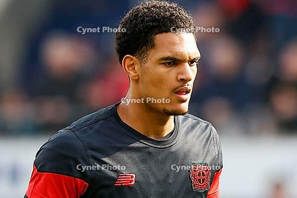 Soccer, 1st Bundesliga, 27th matchday, 2025/2026, 1 FC Heidenheim vs. Bayer 04 Leverkusen, 21.03.2026, Voith-Arena, Heidenheim, Germany, Jarell QUANSAH Bayer 04 Leverkusen 4 [IBR113108148]