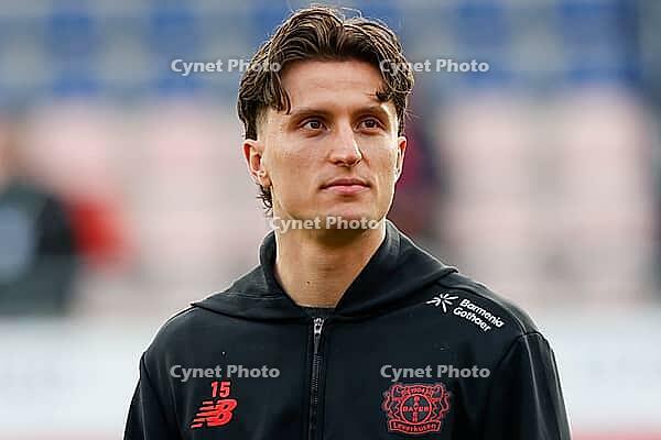 Soccer, 1st Bundesliga, 27th matchday, 2025/2026, 1 FC Heidenheim vs. Bayer 04 Leverkusen, 21.03.2026, Voith-Arena, Heidenheim, Germany, Tim OERMANN Bayer 04 Leverkusen 15 [IBR113108150]