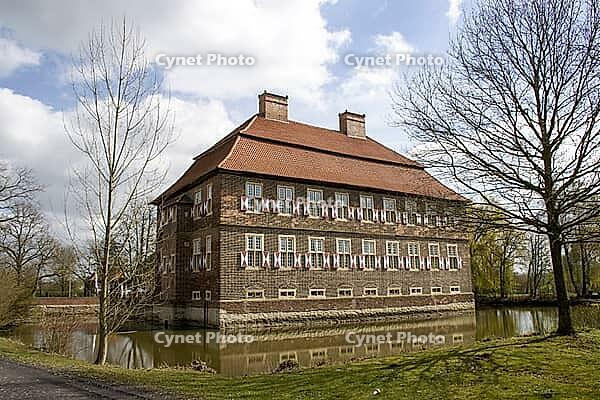 Herrenhaus von Schloss Oberwerries, Hamm-Heeßen, North Rhine-Westphalia, Germany, Heeßen, Hamm [IBR124494814]