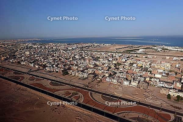 Beautiful boulevard on a residential development near Hurghada, Egypt [IBR124494833]