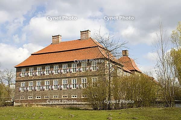 Herrenhaus von Schloss Oberwerries, Hamm-Heeßen, North Rhine-Westphalia, Germany, Heeßen, Hamm [IBR124494859]