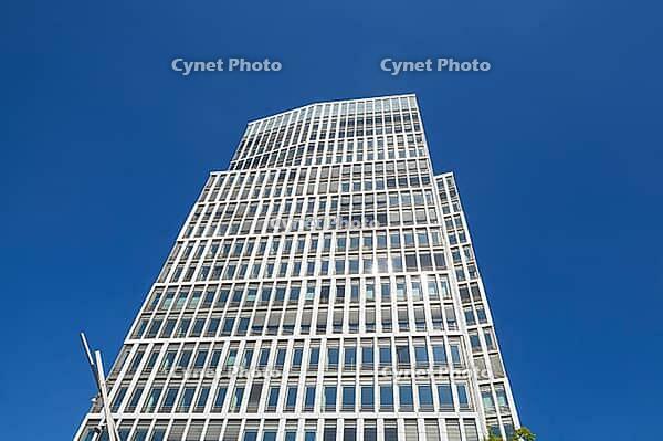 Westfield-Überseequartier shopping center on Überseeplatz, high-rise building, Hafencity, Hamburg, Germany [IBR124525364]