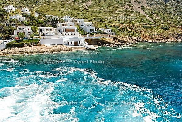 The port of Livadi on the Cycladic island of Serifos, Cyclades, Livadi, Serifos, Greece [IBR124525367]