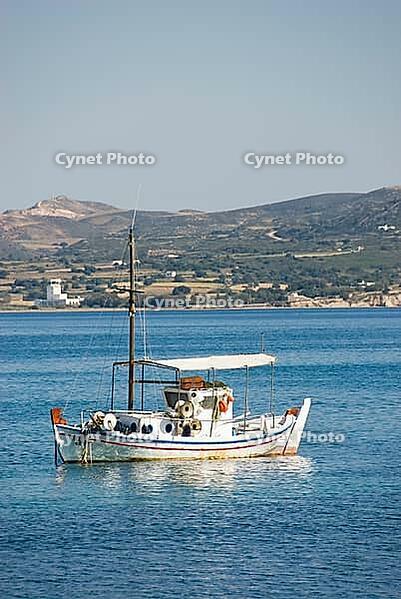 Ship views on the Cyclades island of Milos, Cyclades, Adamas, Milos, Greece [IBR124525395]