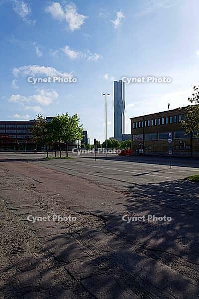 The tallest building in Scandinavia Karlatornet skycraper in Lindholmen, Gothenburg, Sweden [IBR124525422]