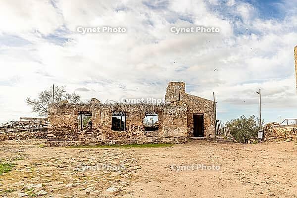 Interior view of the historic Castelo de Castro Marim in the Algarve region of southern Portugal, showcasing medieval architecture and cultural heritage [IBR124586578]